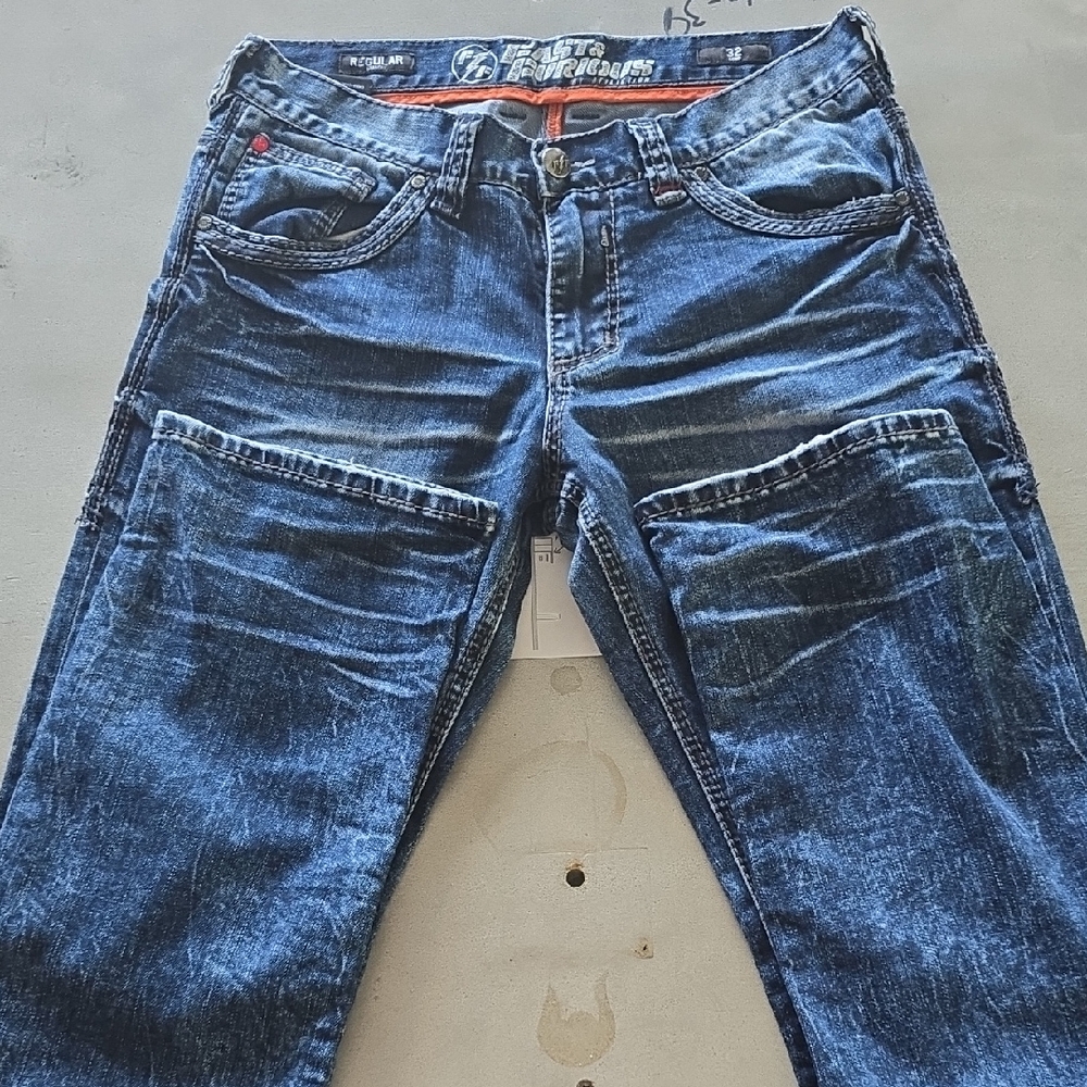 Classic Indigo Straight-Leg Jeans